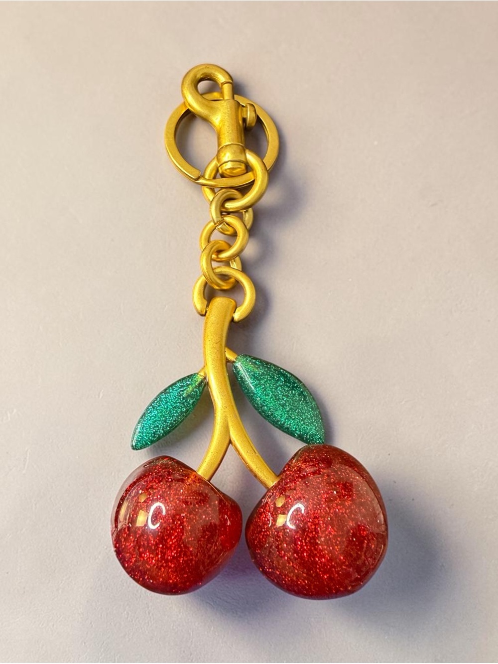 BUY NOW: Red Cherries Bag Charm Keychain (A815)